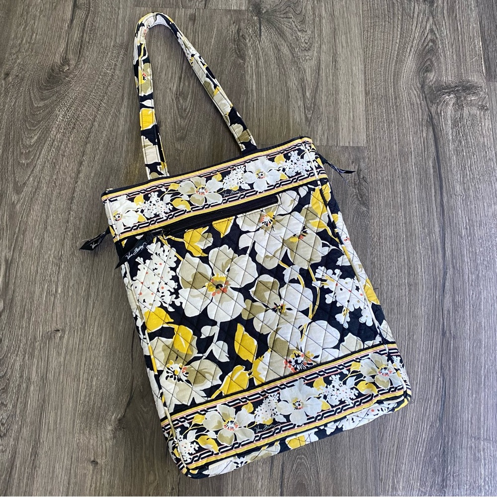 Vera Bradley Dogwood Laptop Zip Open Tote